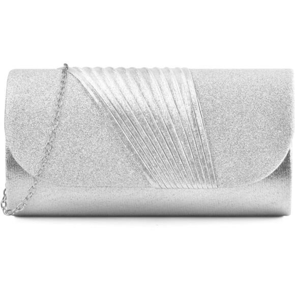 Clutch Purses for Women F-silver - Picture 1 of 6